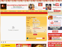 Tablet Screenshot of jyothimatrimony.com